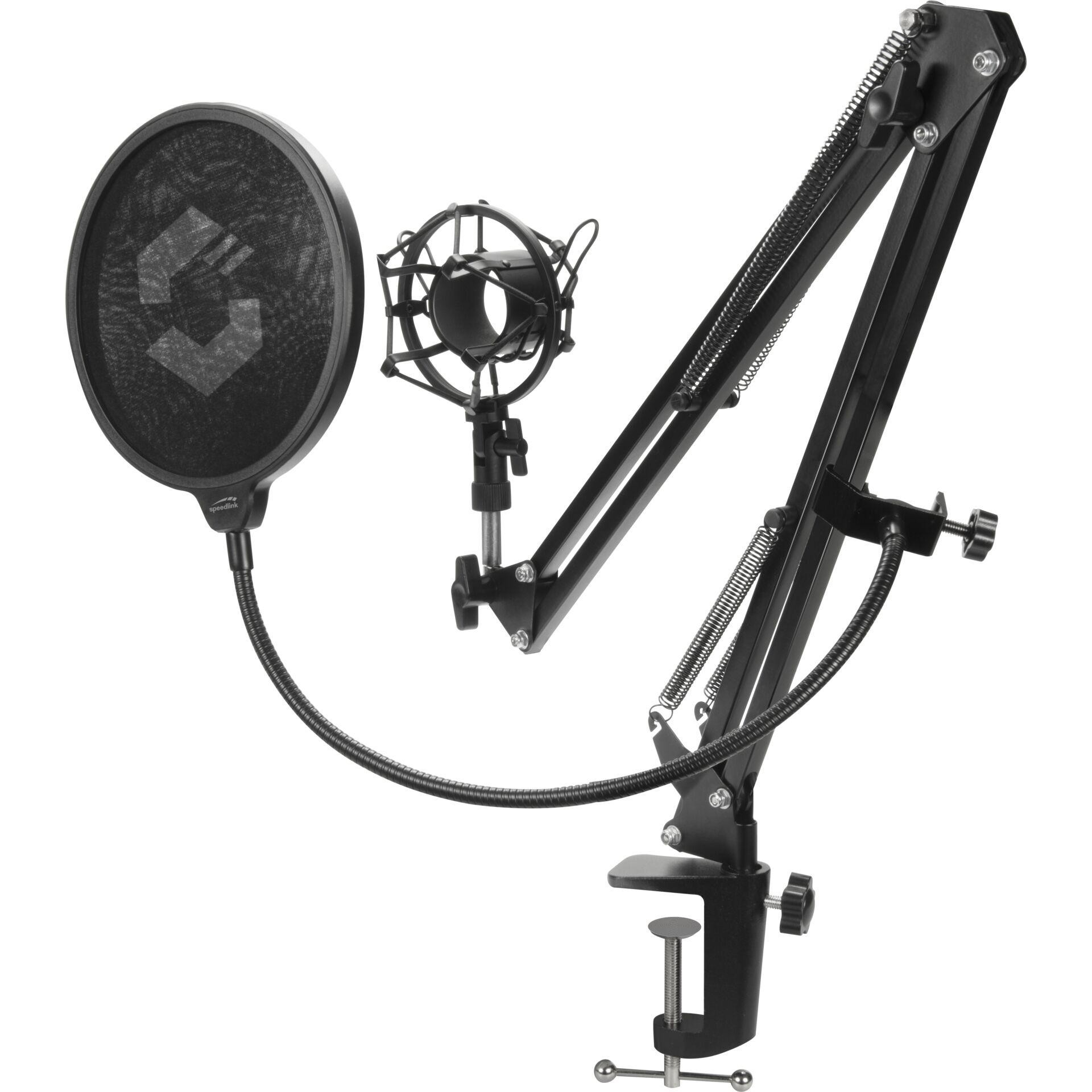 SPEEDLINK SL-800011-BK microphone stand Desktop microphone stand -
