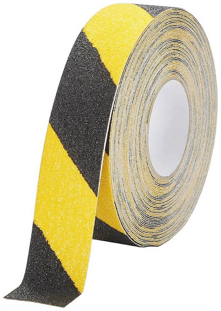 Durable DURALINE GRIP 1097130 Anti-Rutschband Schwarz, Gelb (L x B)
