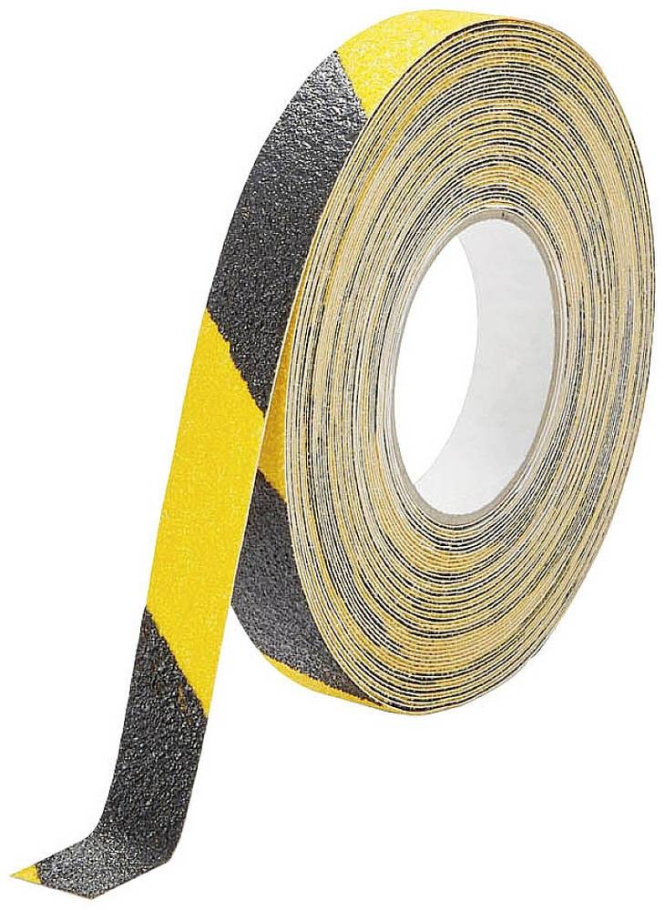 Durable DURALINE GRIP 1095130 Anti-Rutschband Schwarz, Gelb (L x B)