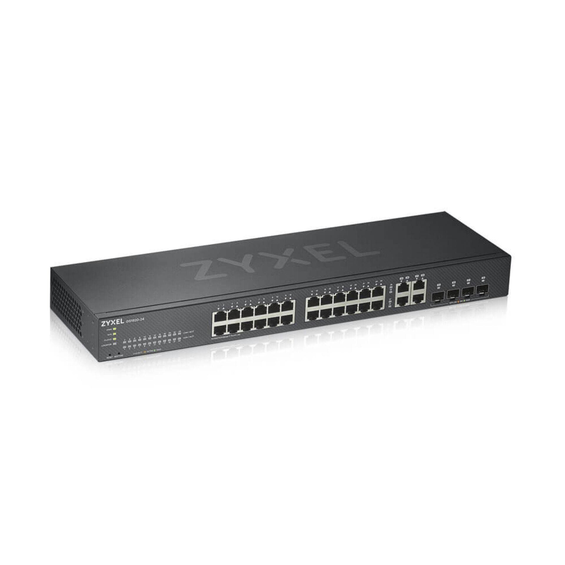 Zyxel GS1920-24V2 Managed Gigabit Ethernet (10/100/1000) Black -