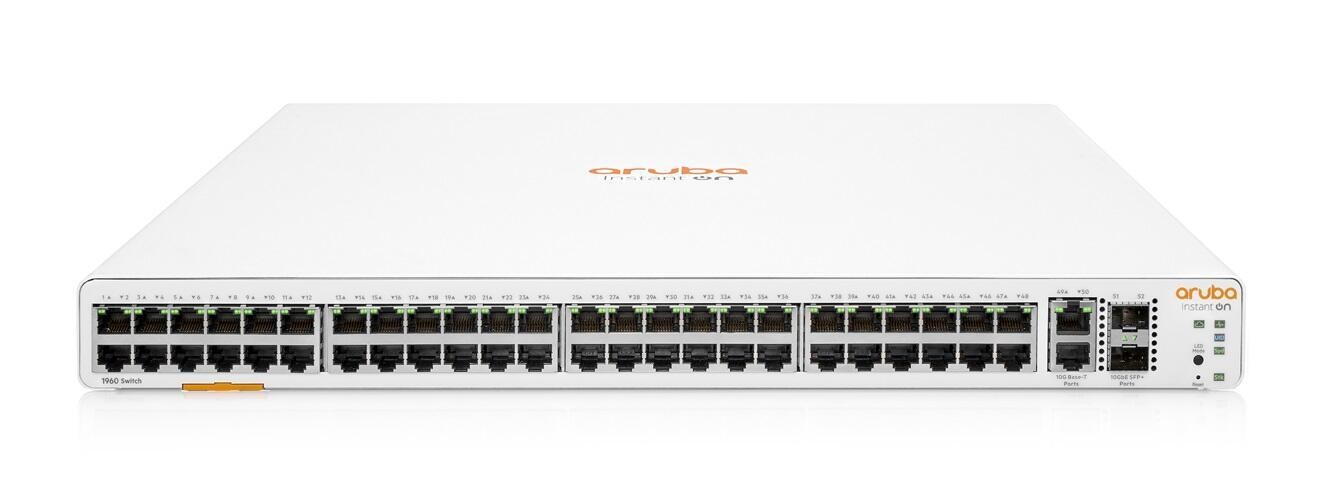 48+4P HP Enterprise Aruba Instant On 1960 RM 48G 2SFP+ 2XGT Switch