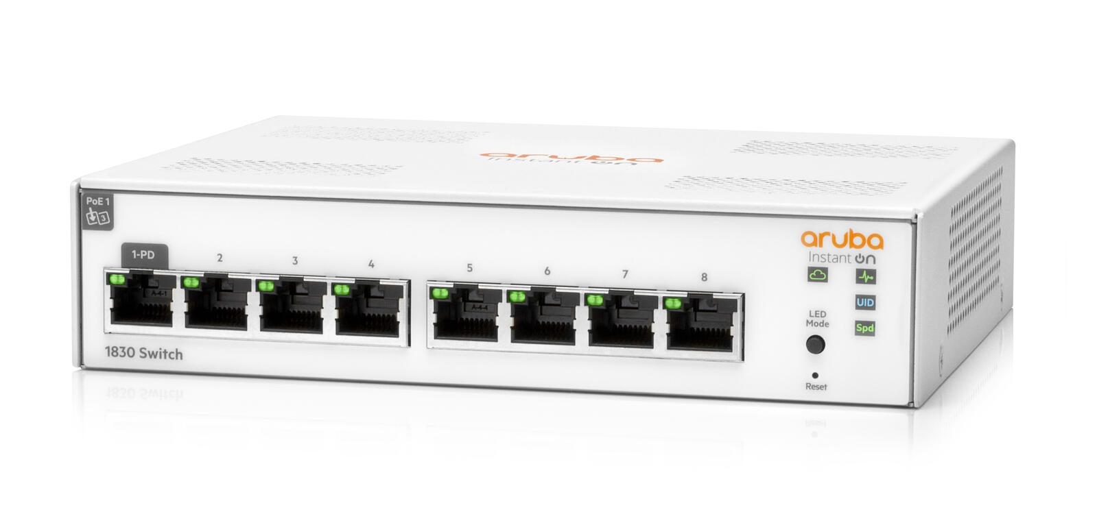 HPE Aruba Networking Networking Instant On Switch 8p Gigabit 1830 -