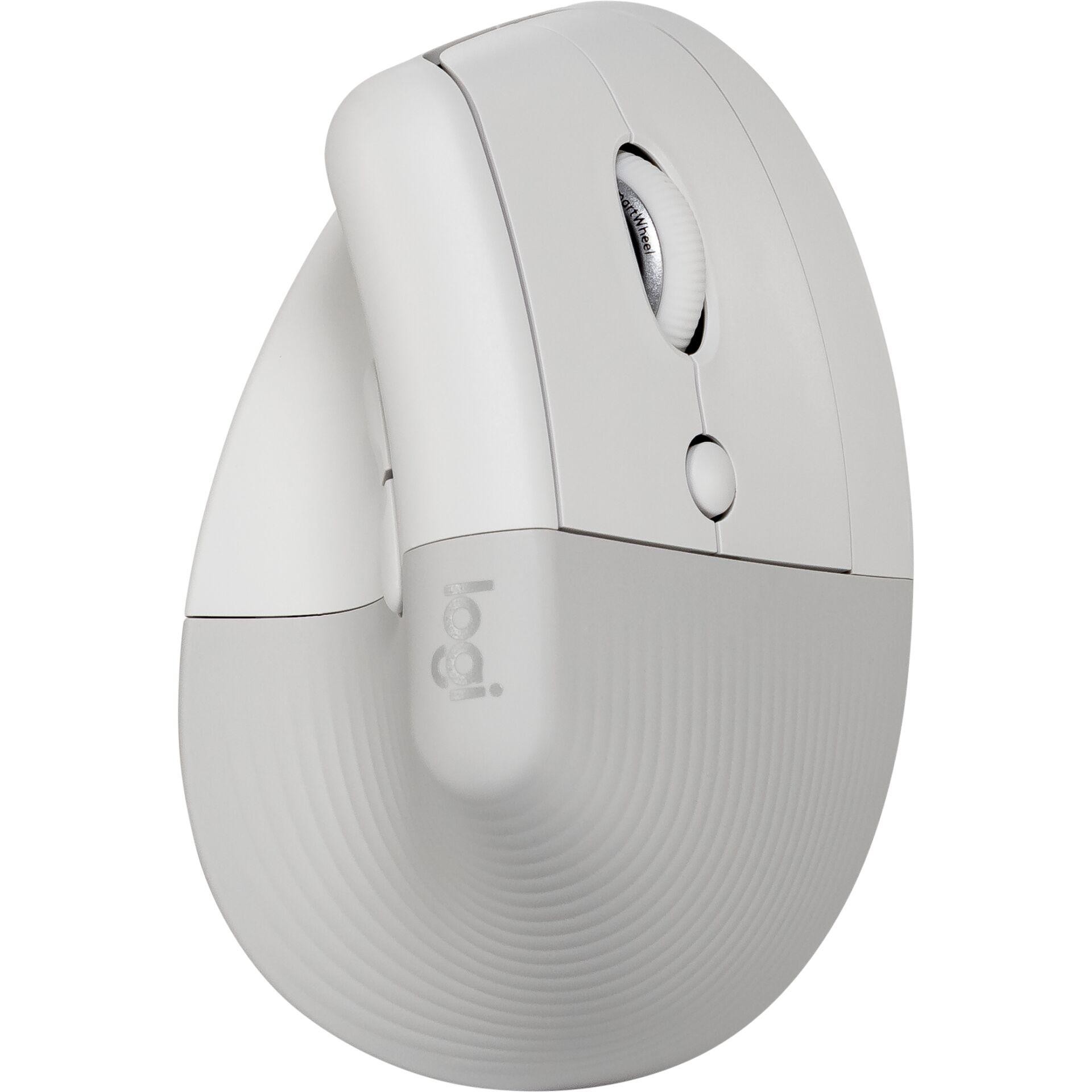 Logitech Lift Vertical Ergo Maus for Business, weiß-grau