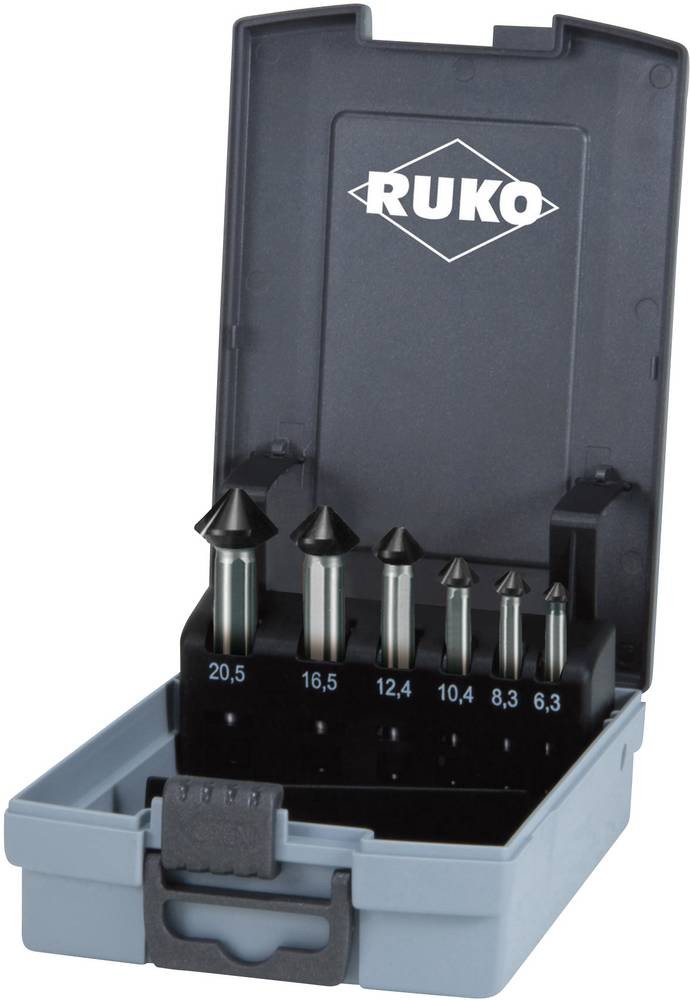 RUKO ULTIMATECUT 102790PRO Kegelsenker-Set 6.3 mm, 8.3 mm, 10.4 mm,