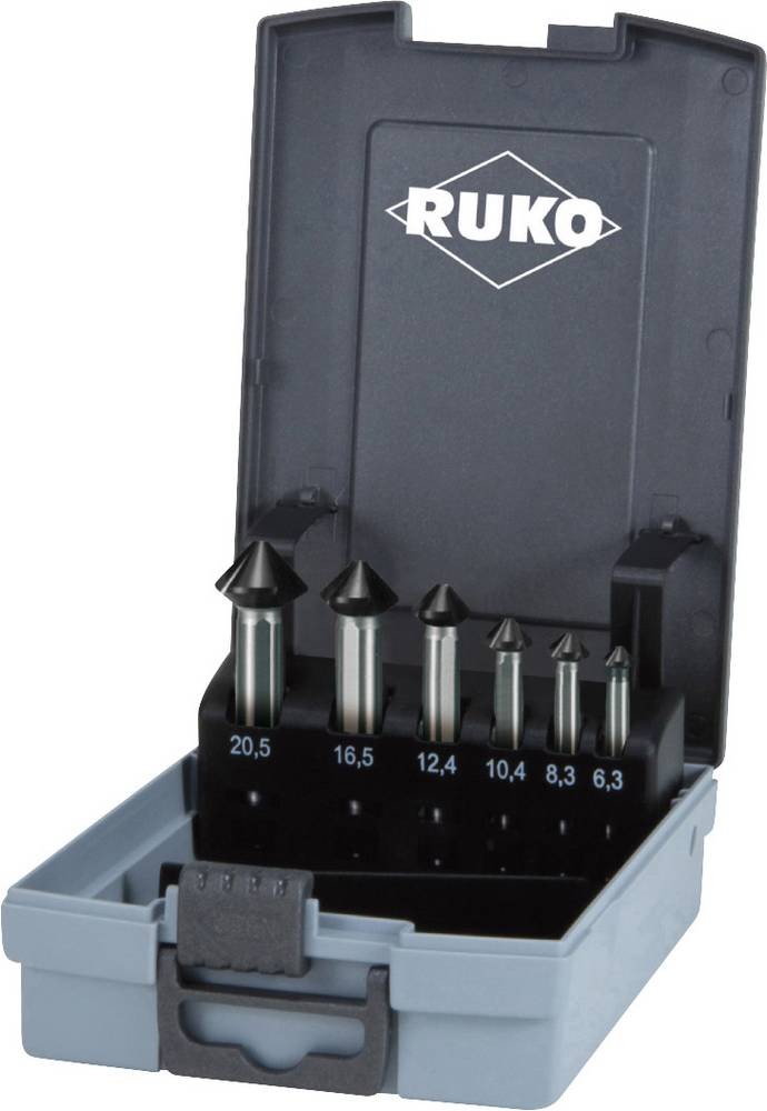 RUKO ULTIMATECUT 102790EPRO Kegelsenker-Set 6.3 mm, 8.3 mm, 10.4 mm,