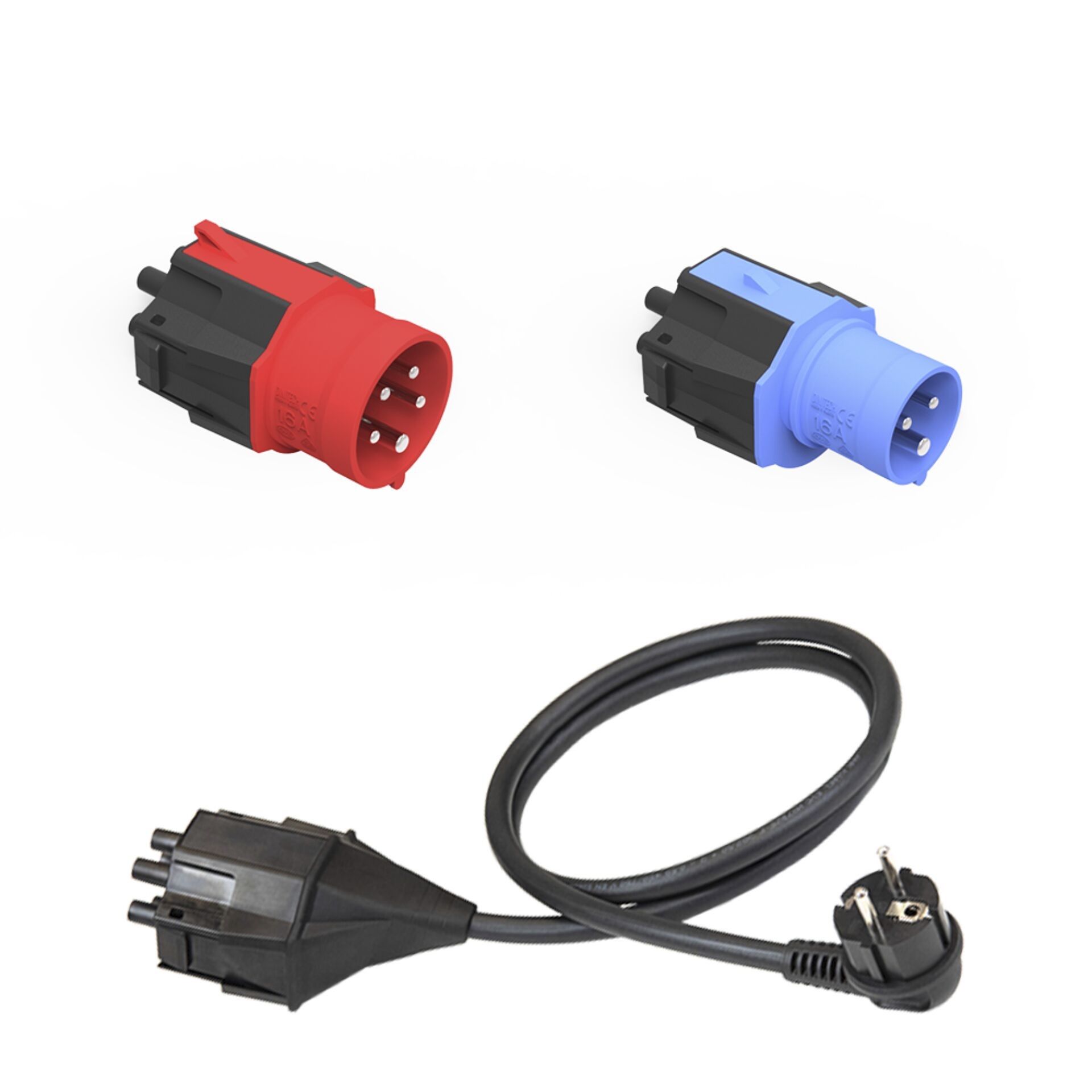 NRGKick Steckeraufsatz Set Standard Europlug at 16A 5-polig and 3-