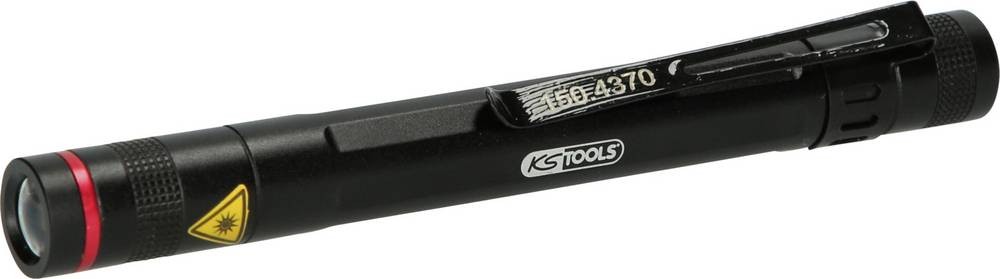 KS Tools 150.4370 LED Taschenlampe mit Gürtelclip batteriebetrieben