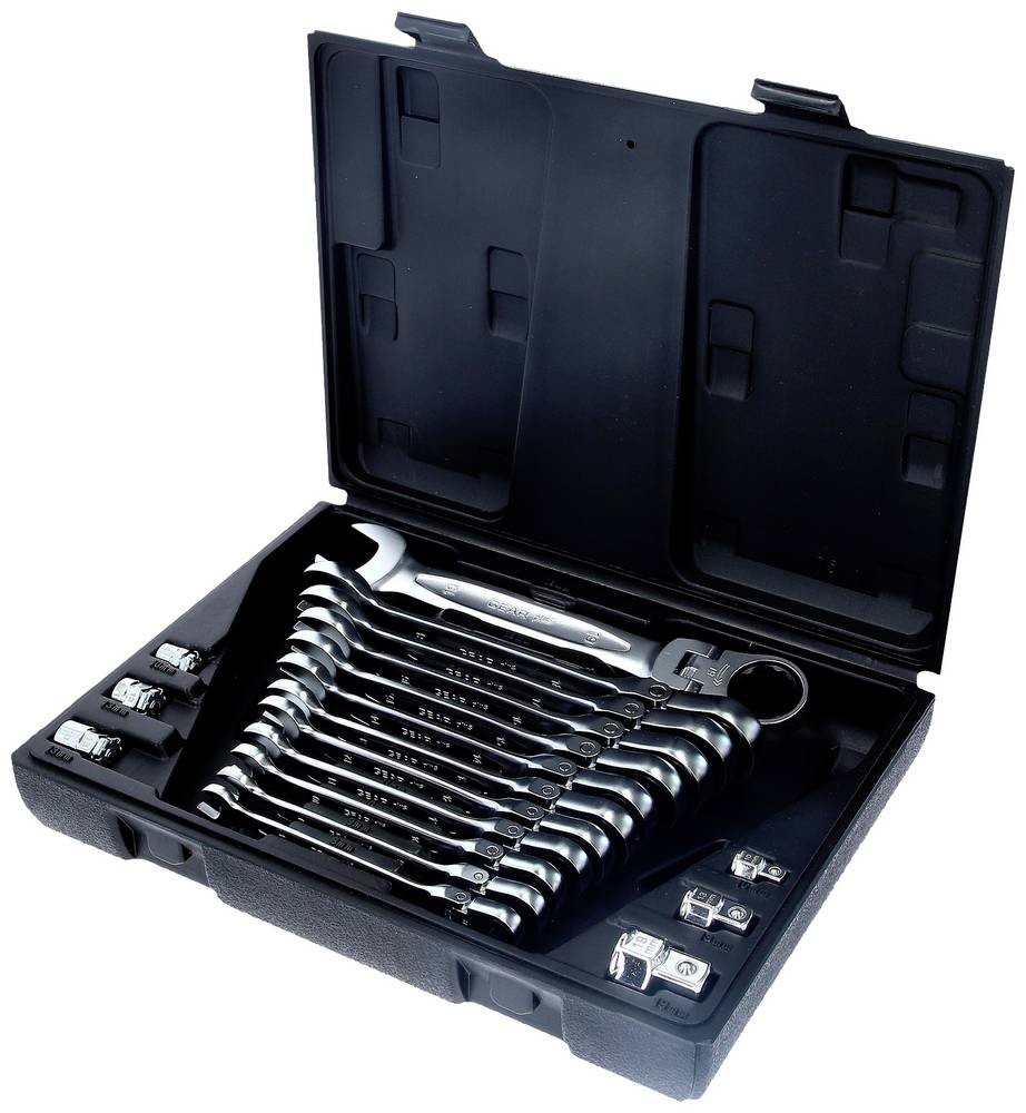 KS Tools 503.4868 Ring-Maulschlüssel-Satz 18teilig Schlüsselweite (