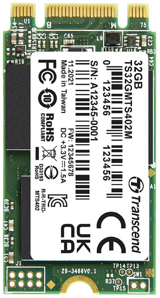 Transcend MTS402M 32 GB M.2 Serial ATA III MLC NAND - Transcend