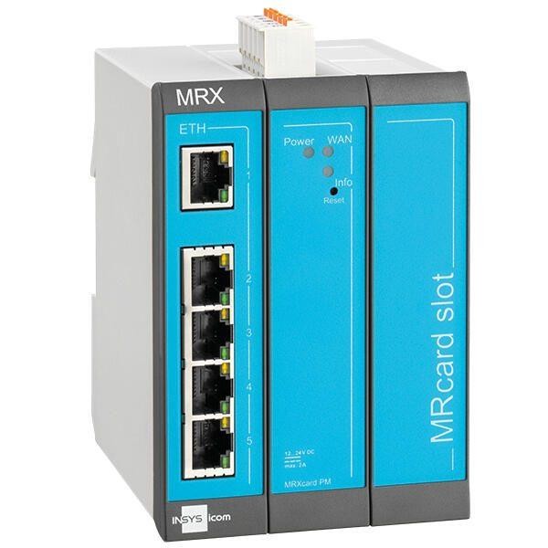 Insys Microelectronics MRX3 LAN router cablato Fast Ethernet Blu,