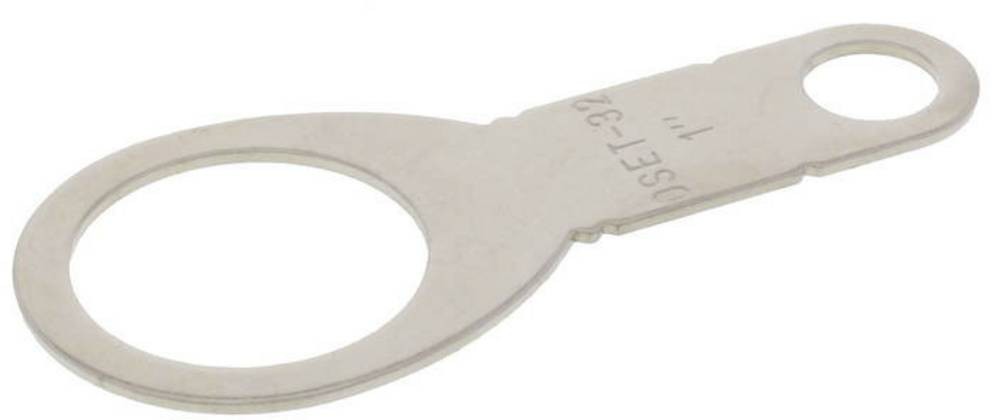 Wiska 50065637 OSET 32 Erdungslasche M32 Messing (vernickelt) 1St.