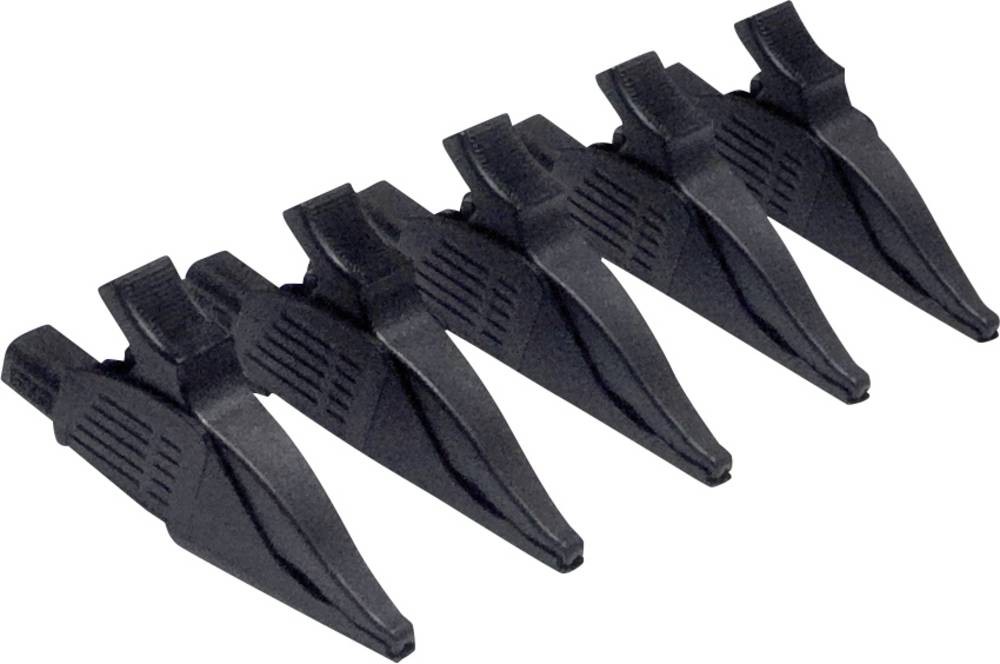 Chauvin Arnoux Crocodile Clip, 20A, Black - Chauvin Arnoux Crocodile