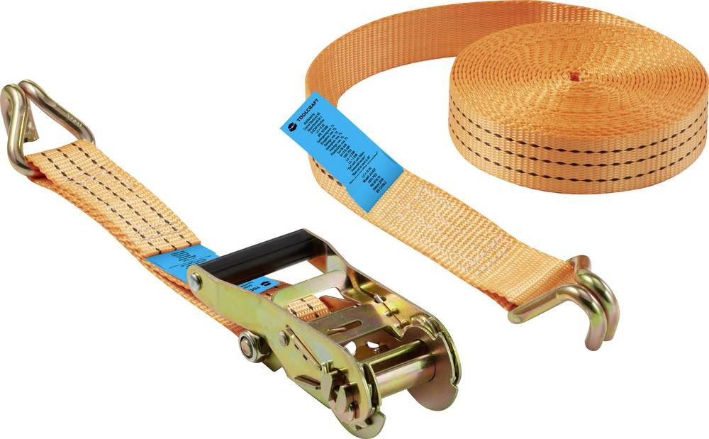 TOOLCRAFT Zweiteiliger Spanngurt Zugkraft LC Niederzurren (einzeln/