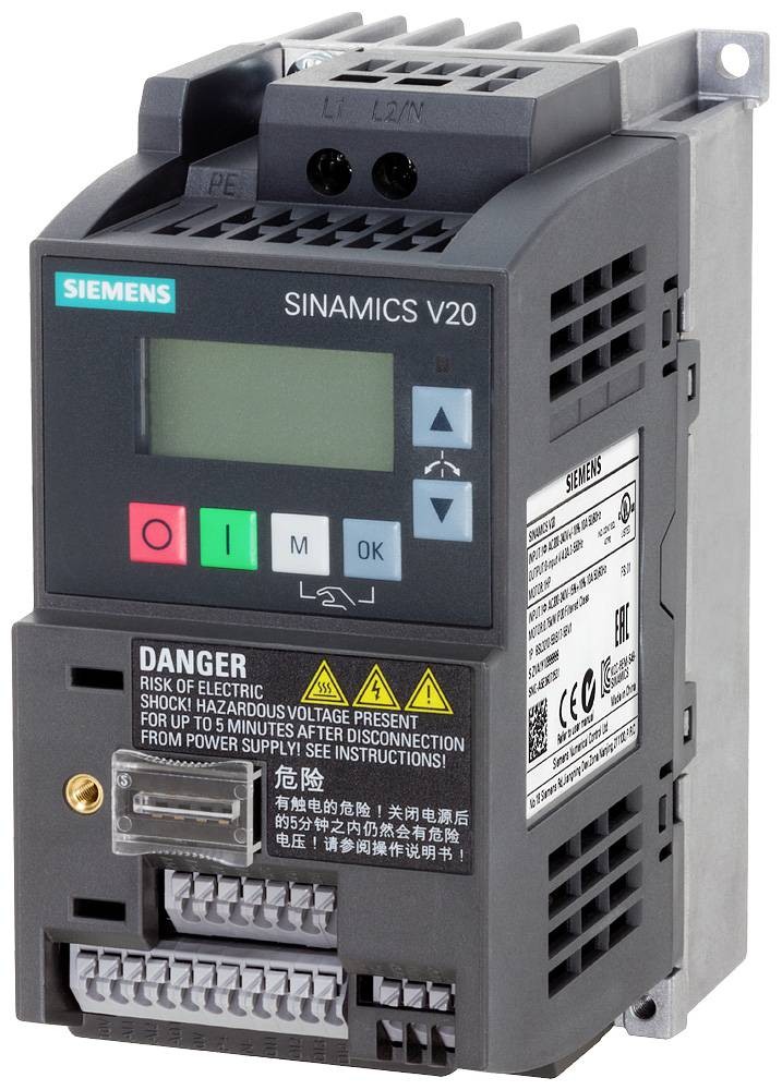 Siemens Basisumrichter 6SL3210-5BB17-5UV1 0.75kW 200 V, 240V