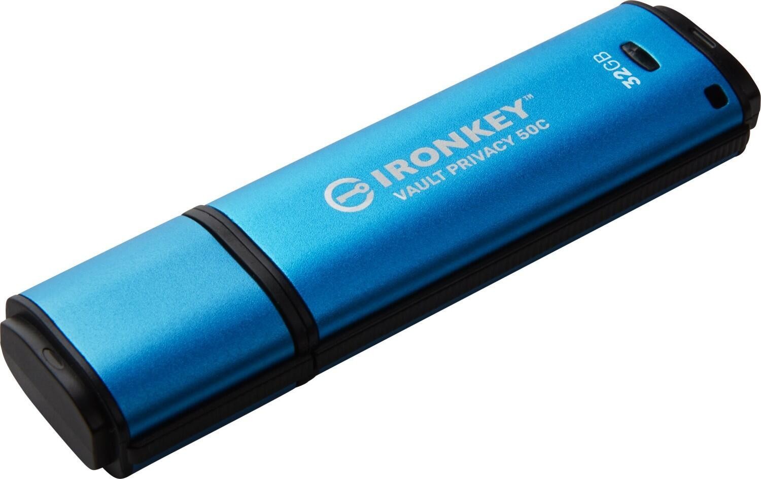 Kingston Technology IronKey 32GB Vault Privacy 50 AES-256 Encrypted,