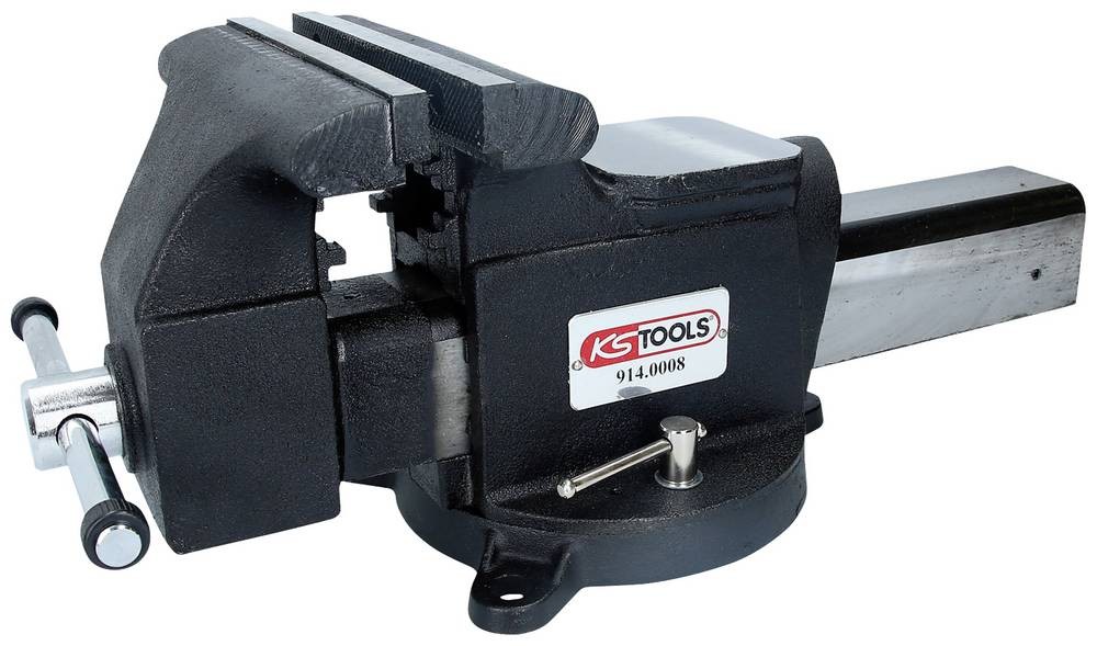 KS Tools 914.0008 Schraubstock 914.0008 Backenbreite: 200mm Spann-