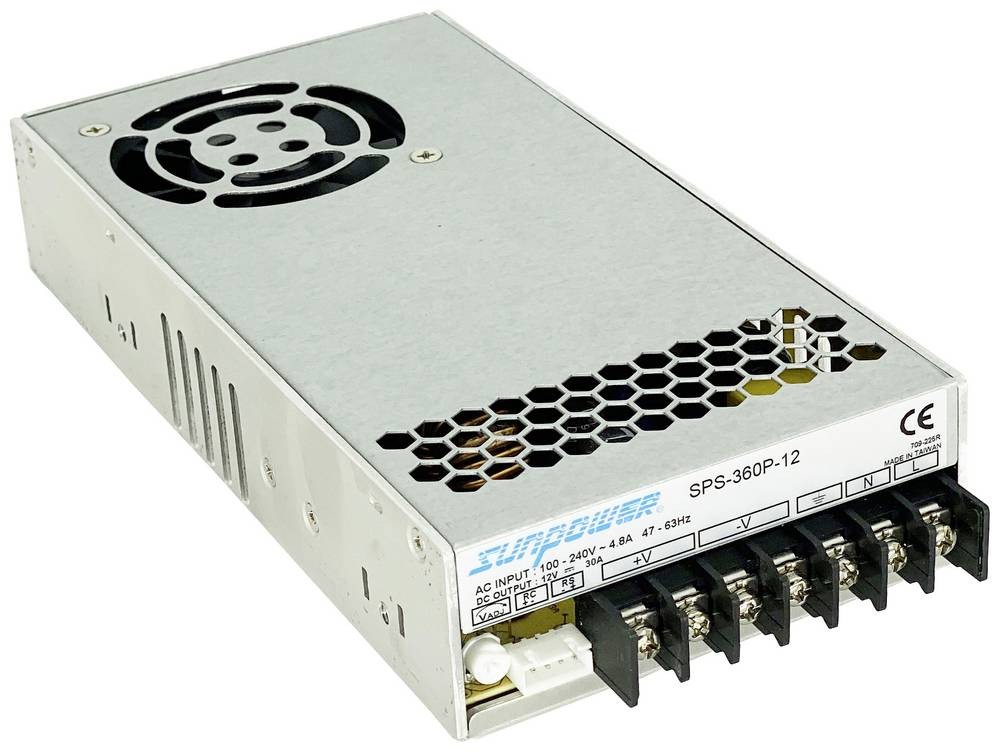 Dehner Elektronik SPS 360P-24 24VDC Industriealimentatore 24 V/DC 15A