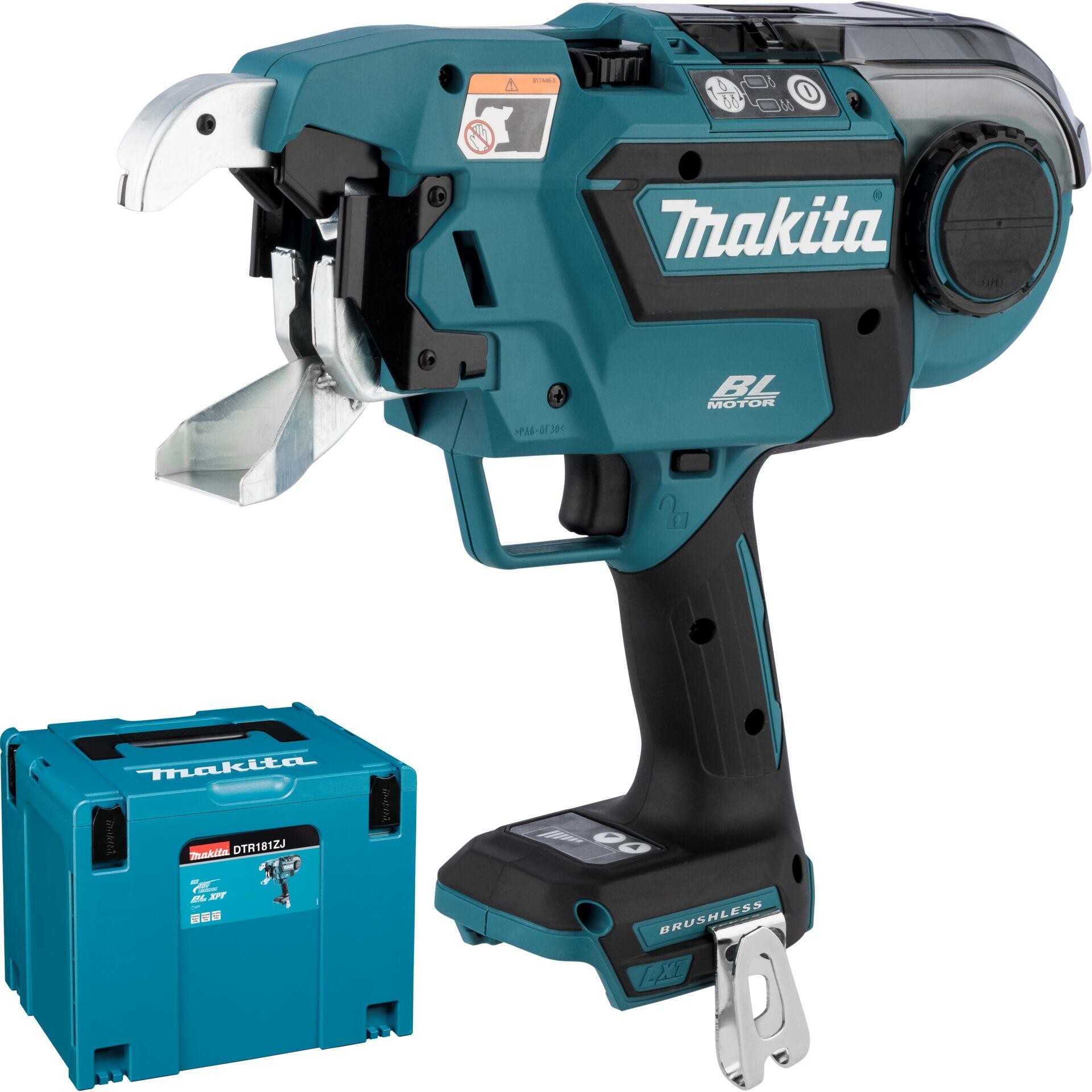 Makita DTR181ZJ Akku-Bewehrungsverbinder 18 V without rechargeable