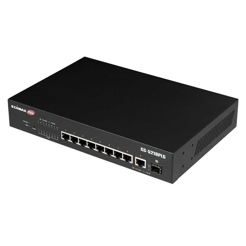 Edimax Switch GS-5210PLG Managed Gigabit Ethernet (10/100/1000) Power