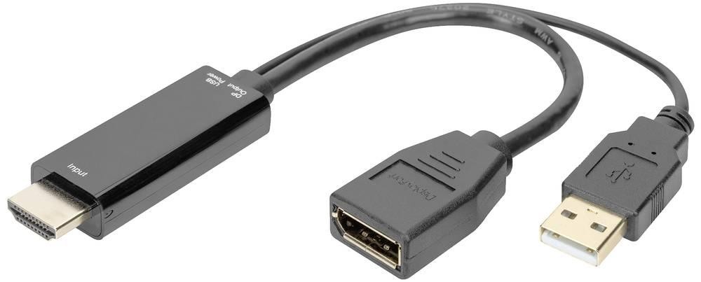 Digitus 4K HDMI adapter - HDMI to DisplayPort - Digitus 4K HDMI
