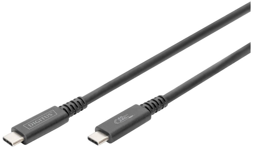 Digitus USB-C 4.0 - USB-C connection cable, 1m - Digitus USB-C 4.0 -
