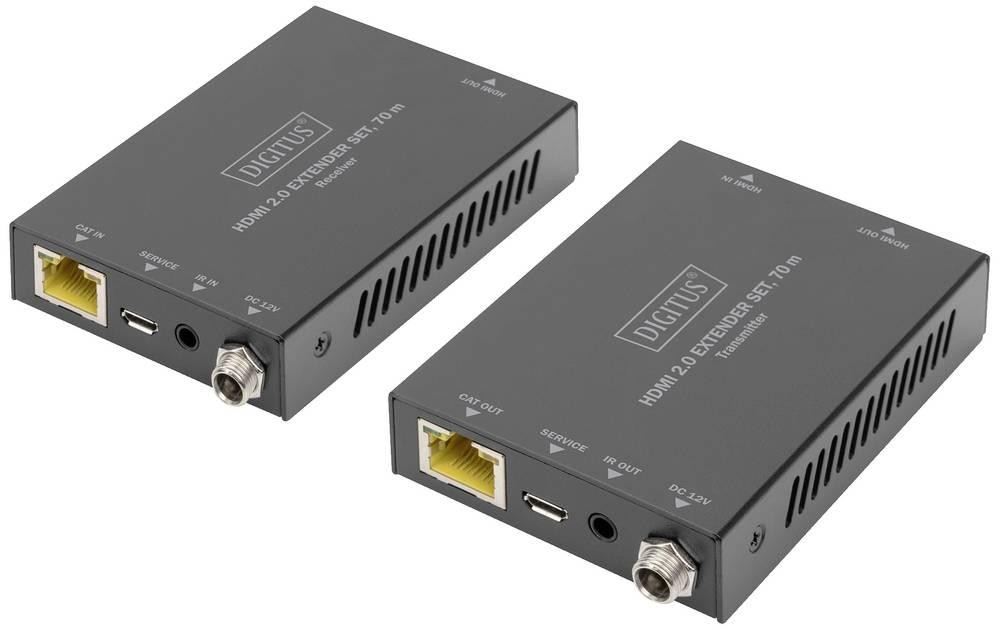 Digitus HDMI extender set, 4K/60Hz, 70 m - Digitus HDMI extender set,