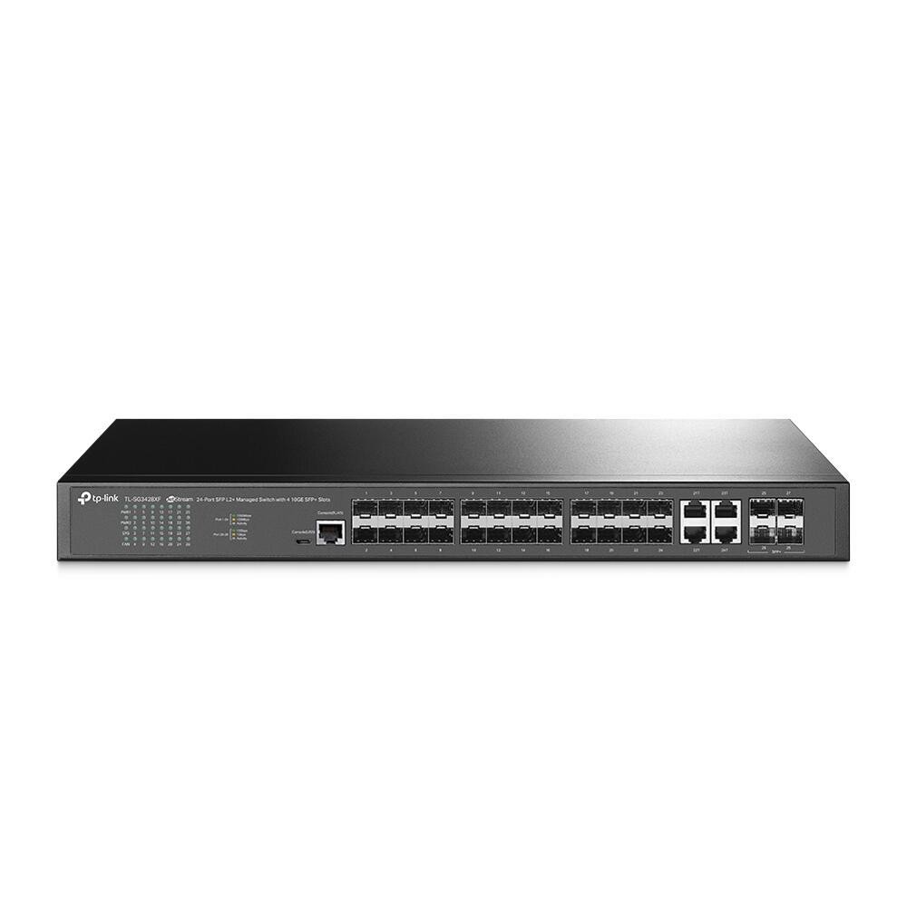 TP-Link Omada 24-Port SFP L2+ Managed Switch with 4 10GE SFP+ Slots -