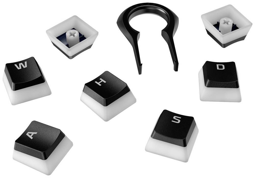 HyperX Pudding Keycaps Tastenkappen negro