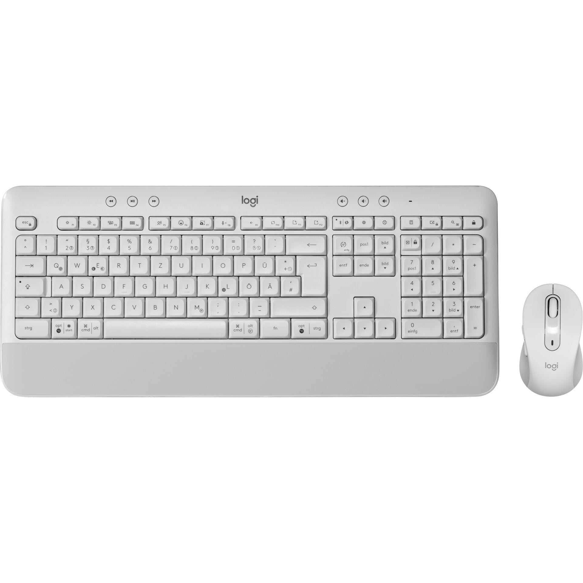 Logitech MK650 Combo Business, QWERTZ-Layout, weiß