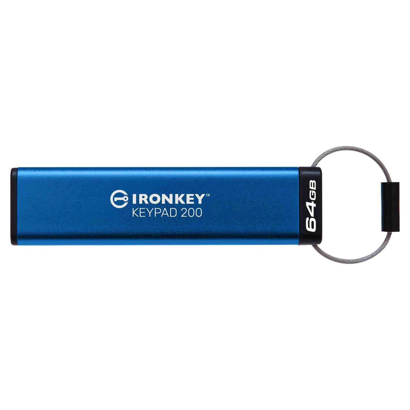 Kingston Technology IronKey Keypad 200 de 64 GB, FIPS 140-3 nivel 3