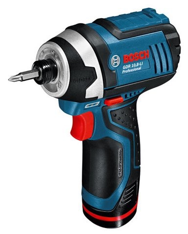 Bosch GDR 10.8-LI Noir, Bleu 10,8 V - Bosch GDR 10.8-LI, Douille à