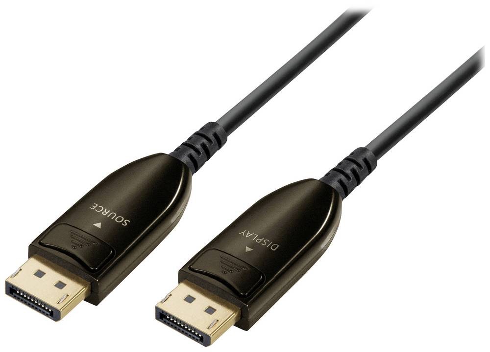 Maxtrack DisplayPort / Glasfaser connection cable DisplayPort Stecker,