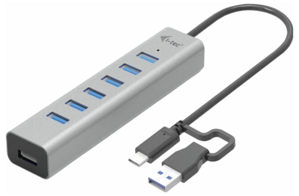 i-tec USB-C/USB-A Charging Metal HUB 7 Port - i-tec USB-C/USB-A
