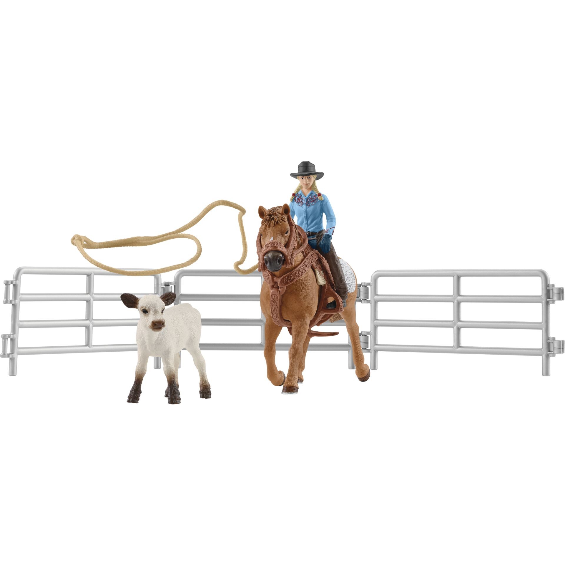 schleich Equipe de Cowboy et leurs lassos - schleich Equipe de Cowboy