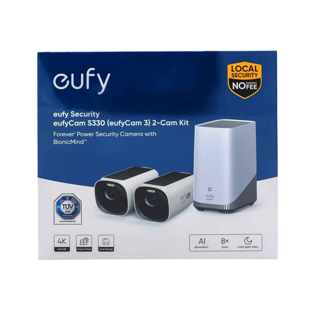 Eufy Security eufyCam 3 2-Cam Kit, 4K Wireless Security Camera with