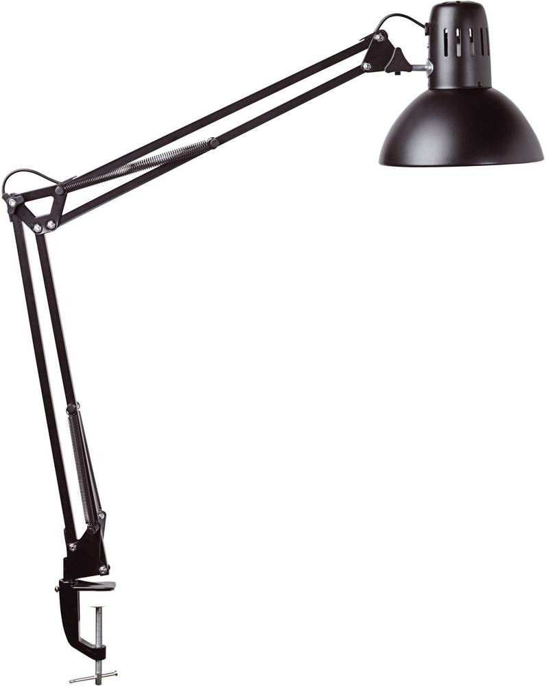 Maul MAULstudy 8230590 Klemmleuchte Energiesparlampe E27 60W noir