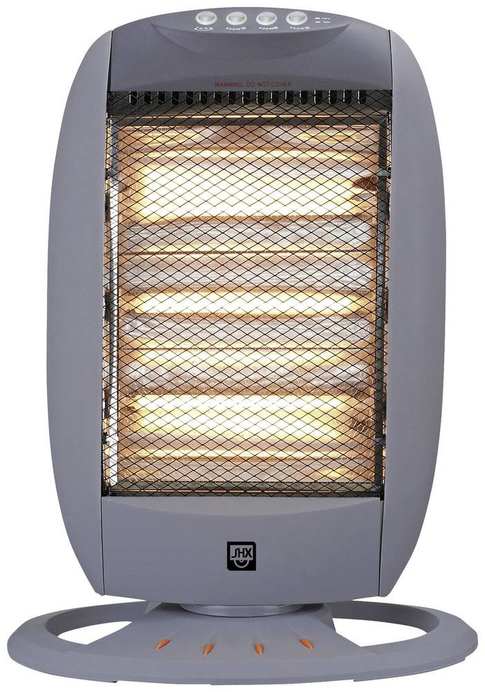 SHX SHX24HS1200 electric space heater Indoor Grey 1200 W Halogen