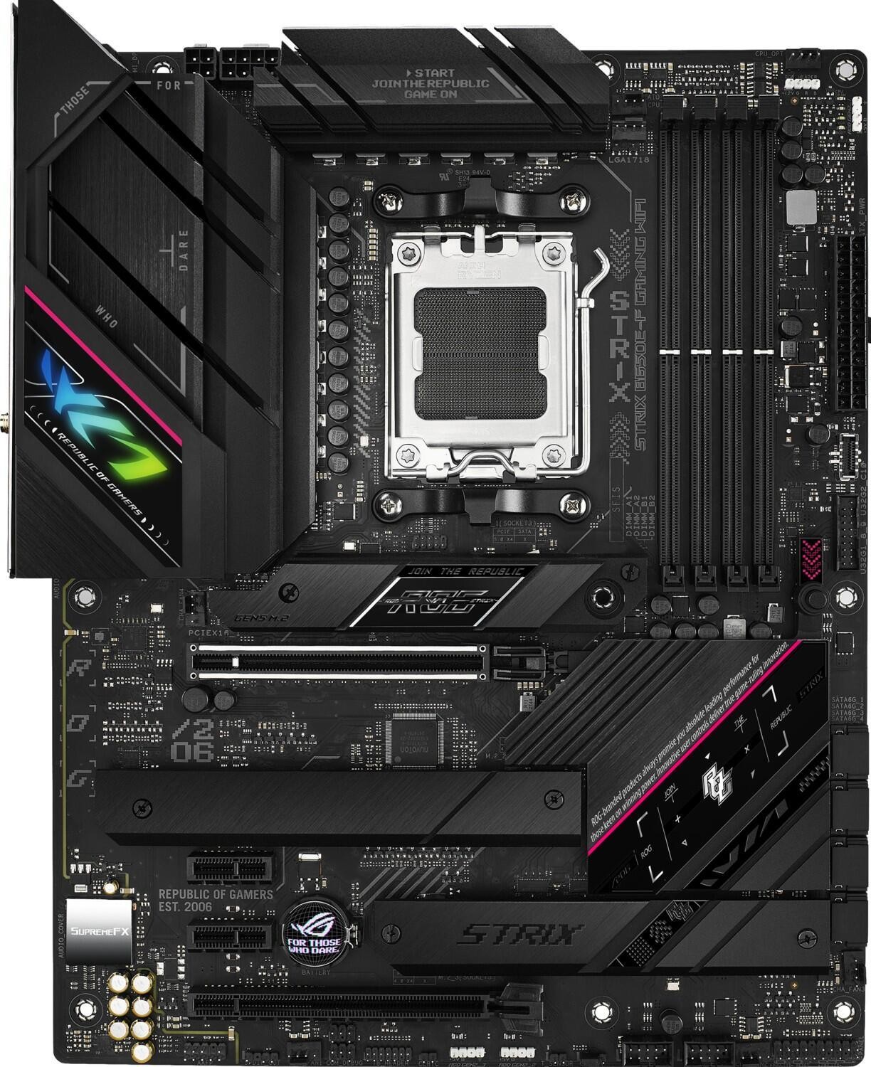 ASUS ROG STRIX B650E-F GAMING WIFI AMD B650 Socket AM5 ATX - ASUS ROG