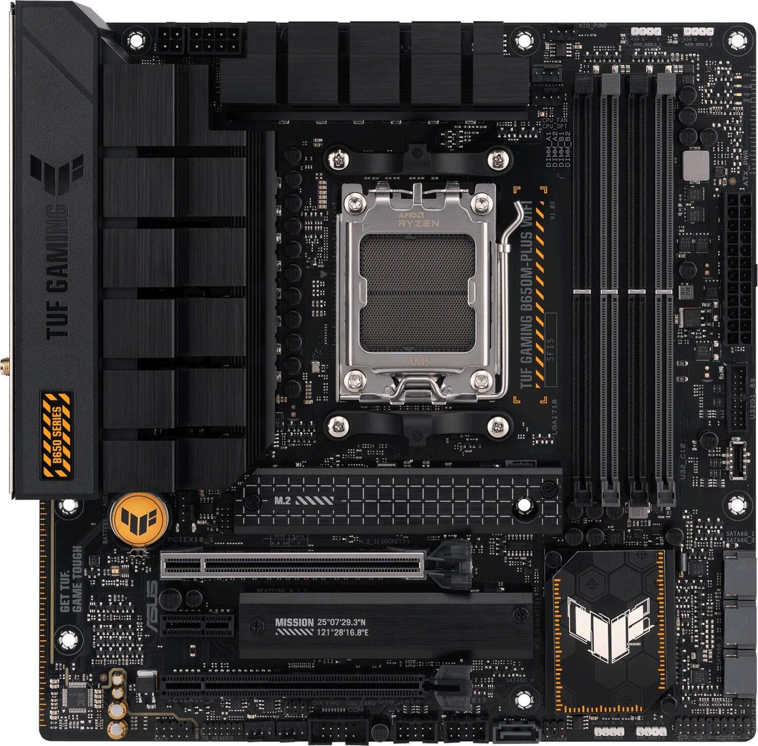 ASUS TUF GAMING B650M-PLUS WIFI AMD B650 Socket AM5 micro ATX - ASUS