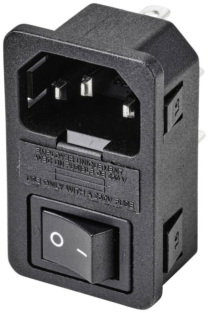 TRU COMPONENTS TC-10088420 Kaltgeräte-Steckverbinder C14 Stecker,