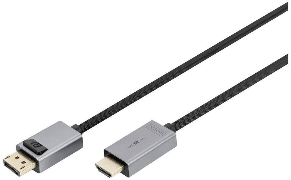 Digitus 4K DisplayPort Adapter Cable, DP - HDMI Type A - Digitus 4K