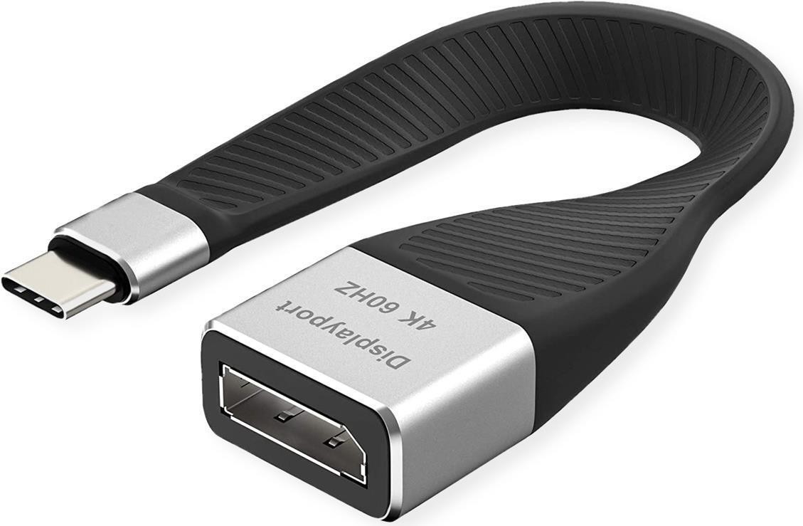 ROLINE 12033240 0.13 m USB Type-C DisplayPort Black - ROLINE 12033240,