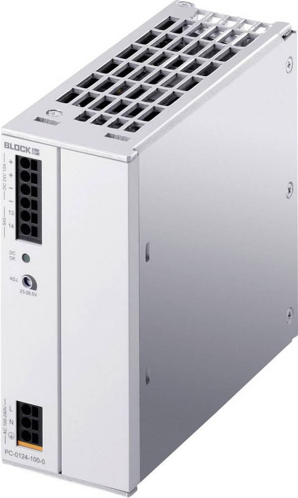 BLOCK PC Switched Mode DIN Rail Power Supply, 85 - 264 V ac / 120 -