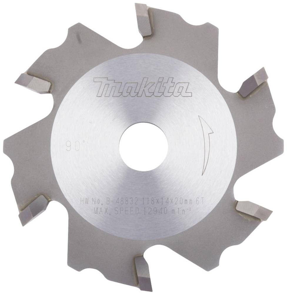 Makita B-48832 Nutfräser Hartmetall Produktabmessung, Ø 118mm 1