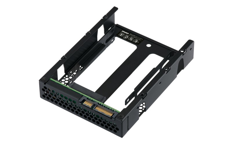 QNAP QDA-A2AR storage drive enclosure HDD/SSD enclosure Black 2.5" -