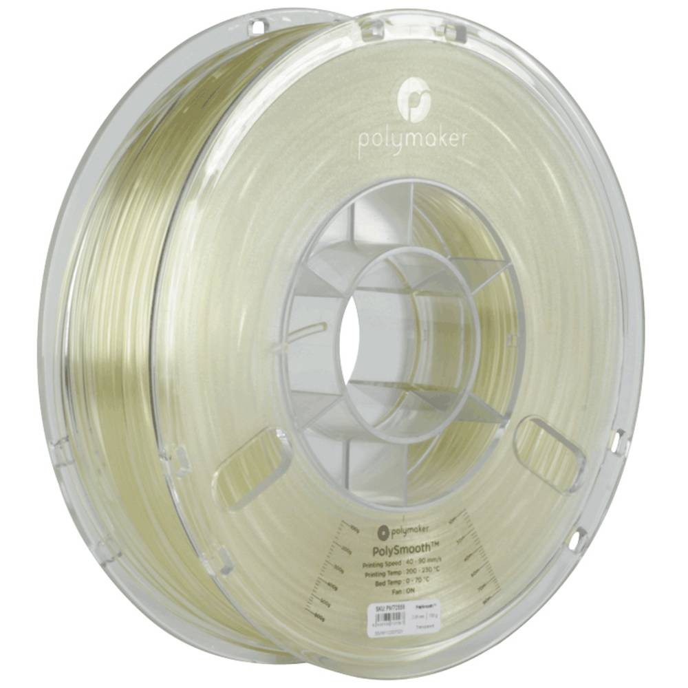 Polymaker PJ01011 matériel d'impression 3D Transparent 750 g -