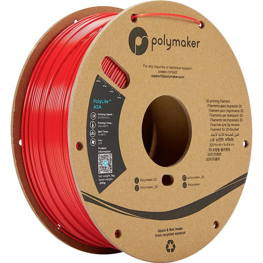 Polymaker PF01004 PolyLite Filament ASA UV-beständig, witterungsbest
