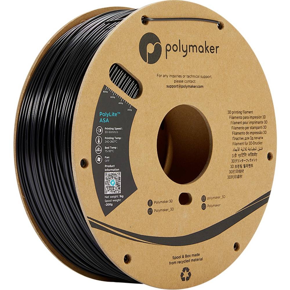 Polymaker PF01001 3D printing material Acrylonitrile styrene acrylate