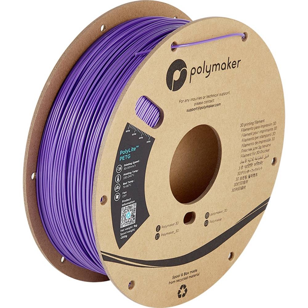 Polymaker PB01008 materiale di stampa 3D Polietilene Tereftalato