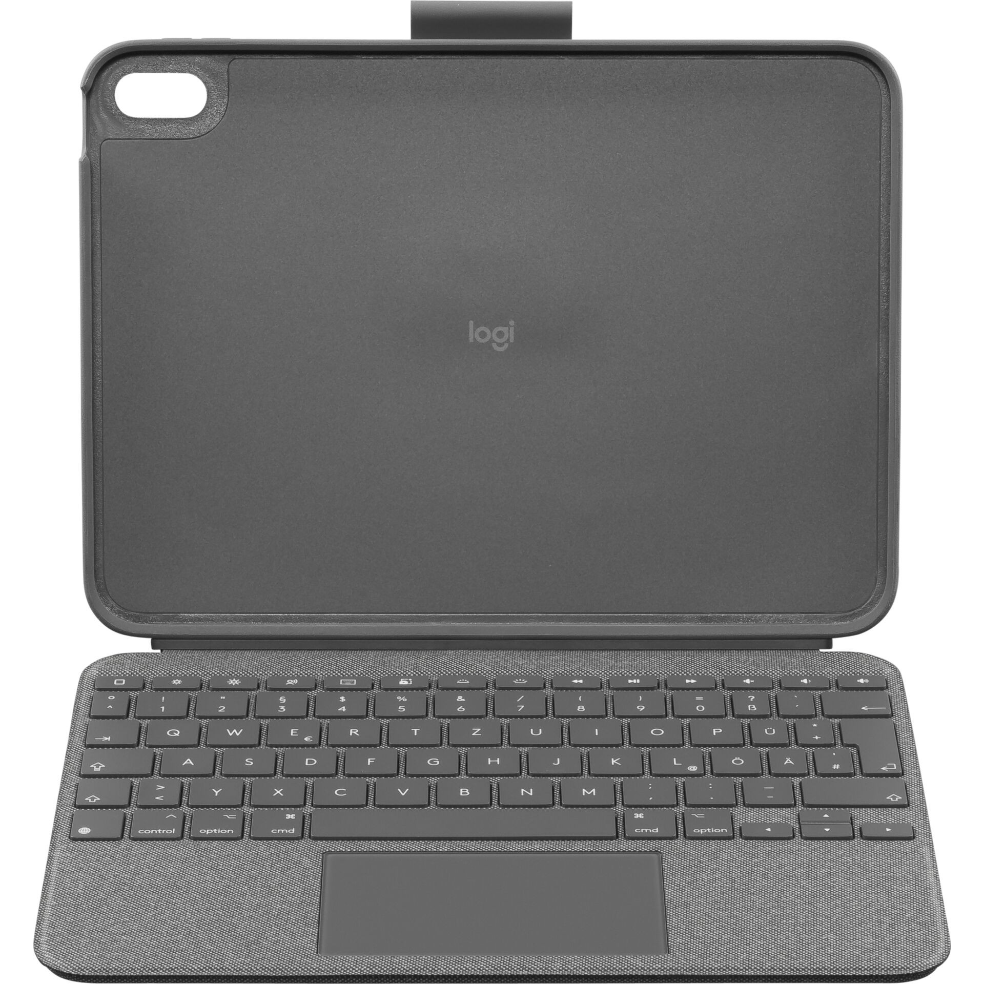 Logitech Combo Touch QWERTZ-Layout, grau